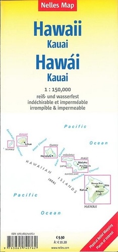 Hawaii, Kauai. 1/150 000