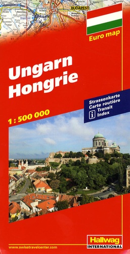  Hallwag International - Hongrie - 1/500 000.