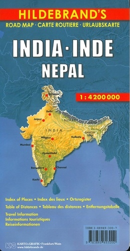 India : Inde Népal. 1/4 200 000