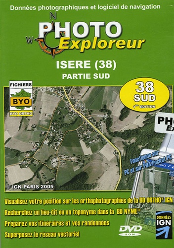  Bayo - Isère (38) Partie Sud - Données photographiques et logiciel de navigation, DVD Rom.