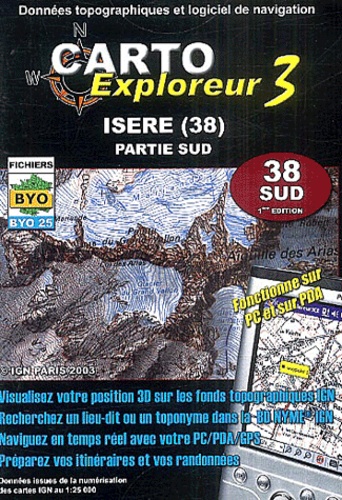  IGN - Isère (38) Sud - CD-ROM.