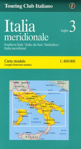  Touring Club Italiano - Italia Meridionale - 1/400 000.