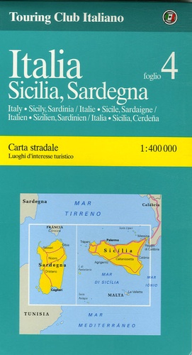  Touring Club Italiano - Italia Sicilia, Sardegna - 1/400 00.