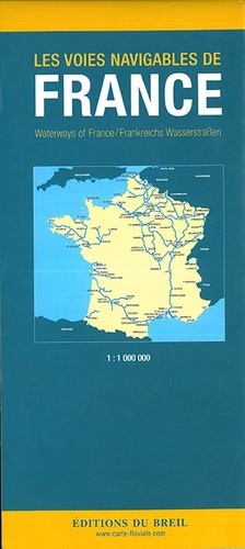 Les voies navigables de France. 1/1 000 000