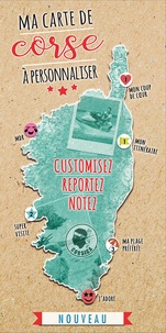 Anonyme - Ma carte de Corse à personnaliser.