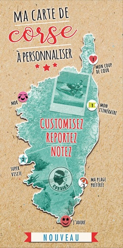 Ma carte de Corse à personnaliser