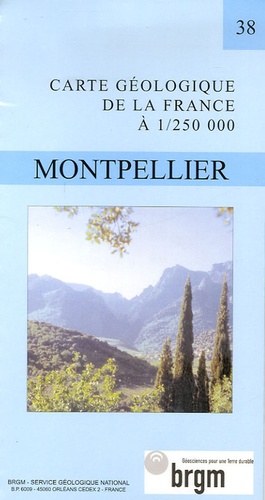 B Alabouvette et Michel Demange - Montpellier - 1/250 000.
