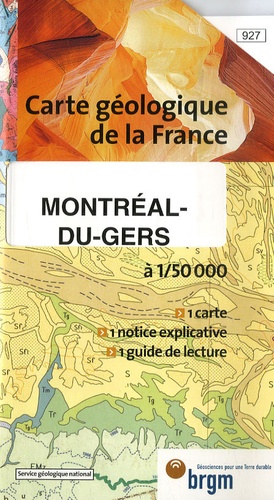  Service Géologique National - Montréal-du-Gers - 1/50000.