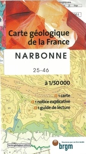  BRGM - Narbonne - 1/50000.