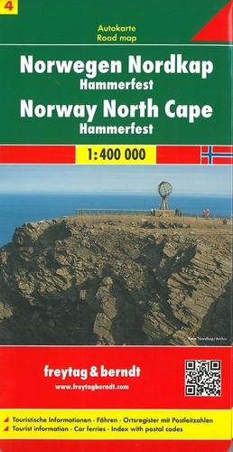 Norvège Cap Nord. 1/400 000