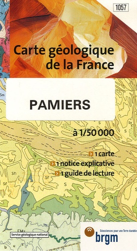  BRGM - Pamiers - 1/50 000.