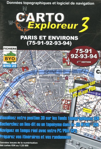  Bayo - Paris et environs (75-91-92-93-94) - CD-ROM.