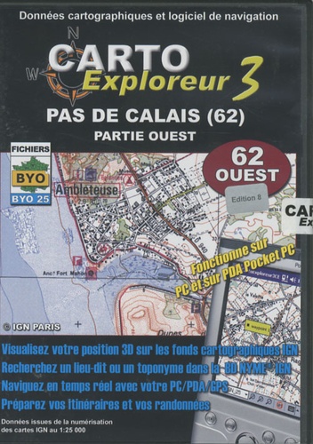  Bayo - Pas de Calais (62) Ouest - CD-ROM.