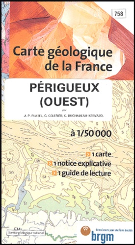 Jean-Pierre Platel et G Célerier - Périgueux (ouest) - 1/50 000.