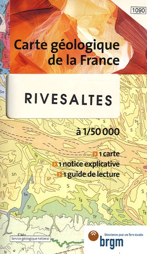 G-M Berger et M Fonteilles - Rivesaltes - 1/50 000.