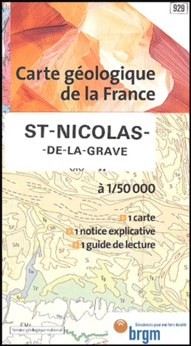  BRGM - Saint-Nicolas-de-la-Grave - 1/50000.