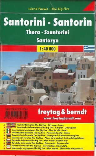  Freytag & Berndt - Santorini - Thera - 1/40 000.