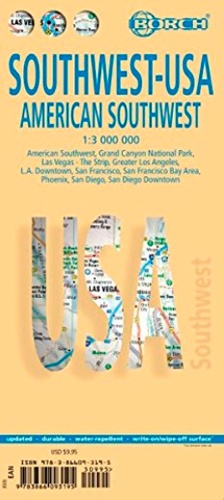  Berndtson et Berndtson - Southwest USA - 1/3 000 000.