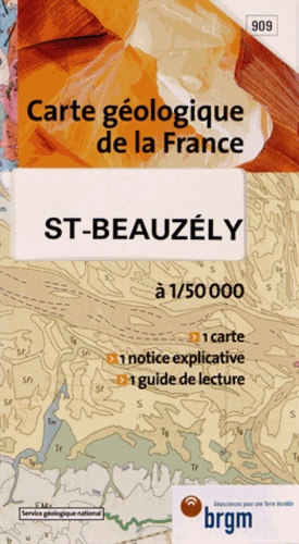  BRGM - St-Beauzély - 1/50 000.