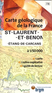  BRGM - St-Laurent-et-Benon - Etang-de-Carcans - 1/50 000.