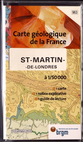  BRGM - St-Martin-de-Londres - 1/50 000.