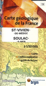  BRGM - St-Vivien-de-Médoc - Soulac-sur-Mer - 1/50 000.