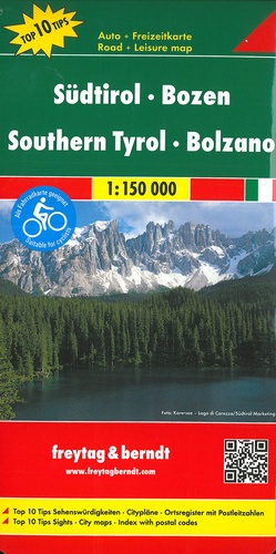 Sud-Tyrol Bolzano. 1/150 000