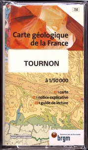  BRGM - Tournon - 1/50 000.