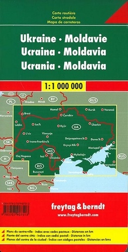 Ukraine Moldavie. 1/1 000 000