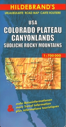 USA Colorado Plateau, Canyonlands, Southern Rocky Mountains.. 1/700 000