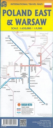 Warsaw & Poland East. 1:9 000 / 1:650 000