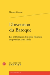 L'Invention du Baroque