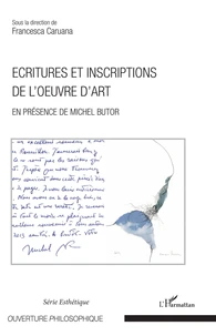 Ecritures et inscriptions de l'oeuvre d'art