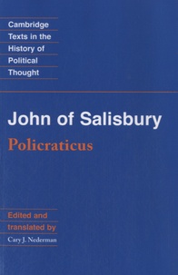 Cary J Nederman - John of Salisbury - Policraticus.