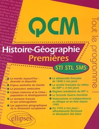 QCM Histoire-Géographie 1e STI, STL, SMS