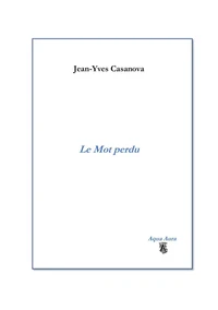 Le Mot perdu
