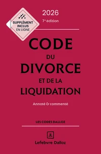 Code du divorce et de la liquidation