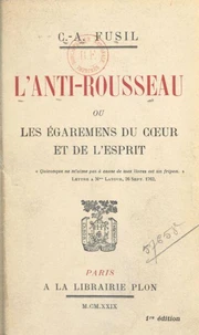 L'anti-Rousseau