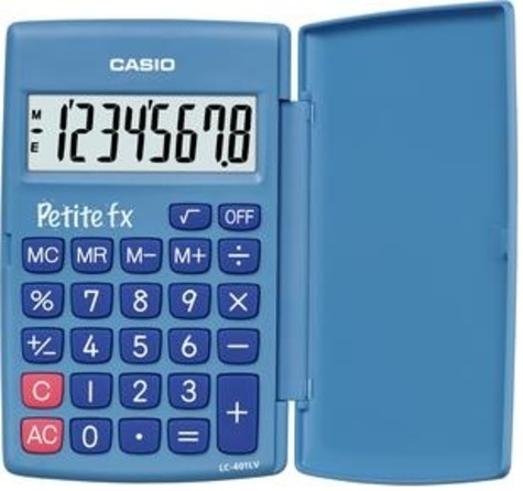 CASIO FRANCE - Calculatrice de poche Casio Petite FX - Bleue