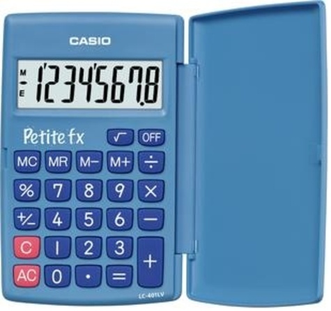 CASIO FRANCE (SA) - CALCULATRICE DE POCHE CASIO PETITE FX BLEUE