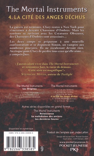 The Mortal Instruments - La cité des ténébres Tome 4 La cité des anges déchus