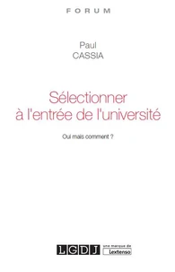 Sélectionner à l'entrée de l'université