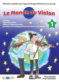 Nico dezaire : le monde du violon volume 1 - recueil + enregistrement(s) en ligne