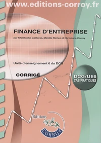 Finance d'entreprise UE 6 du DCG