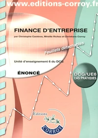 Finance d'entreprise UE 6 du DCG