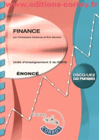 Finance UE 2 du DSCG