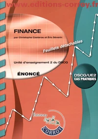 Finance UE 2 du DSCG
