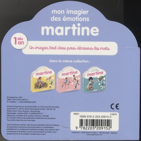 Mon imagier des émotions Martine