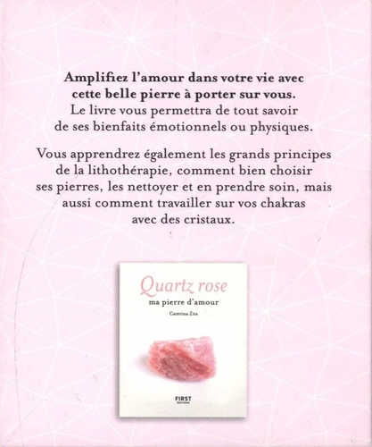 Amour. Quartz rose. Avec 1 livret de 47 pages et 1 quartz rose
