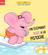 Un éléphant rose à la pistoche
